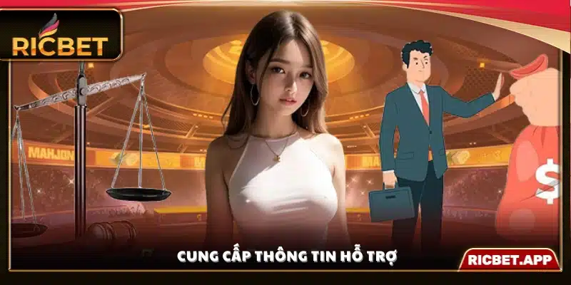 Đưa ra các nguồn thông tin giúp người chơi khi cần thiết
