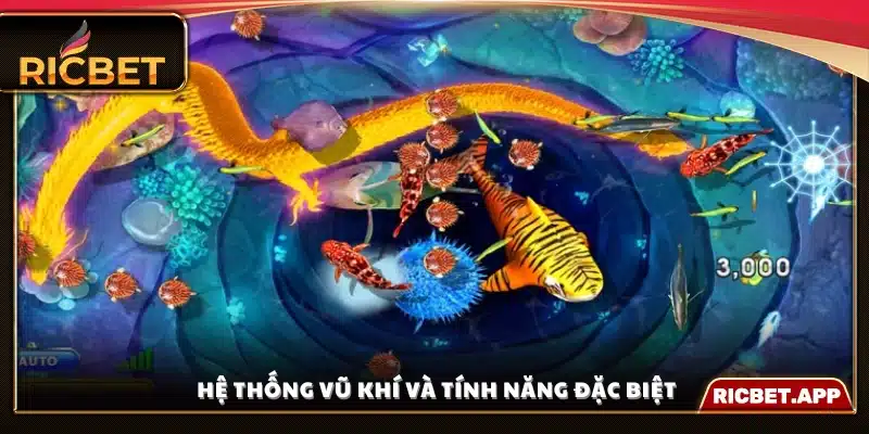 Hệ thống pháo, bom, và kỹ năng đặc biệt 